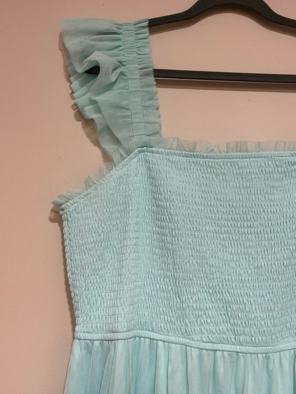 Arula | Smocked Maxi sundress w/layered ruffles and tulle Womens size C 22/24 3X - Picture 2 of 8